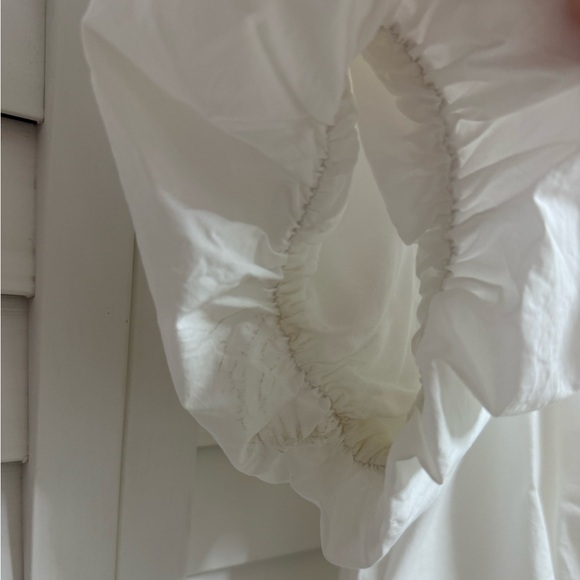 ASTR the label White Puff Sleeve Mini Dress With Bubble Skirt - Picture 7 of 8